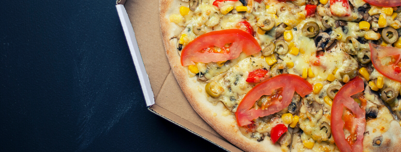 Sustainable Take-Out Vegetarian Pizza